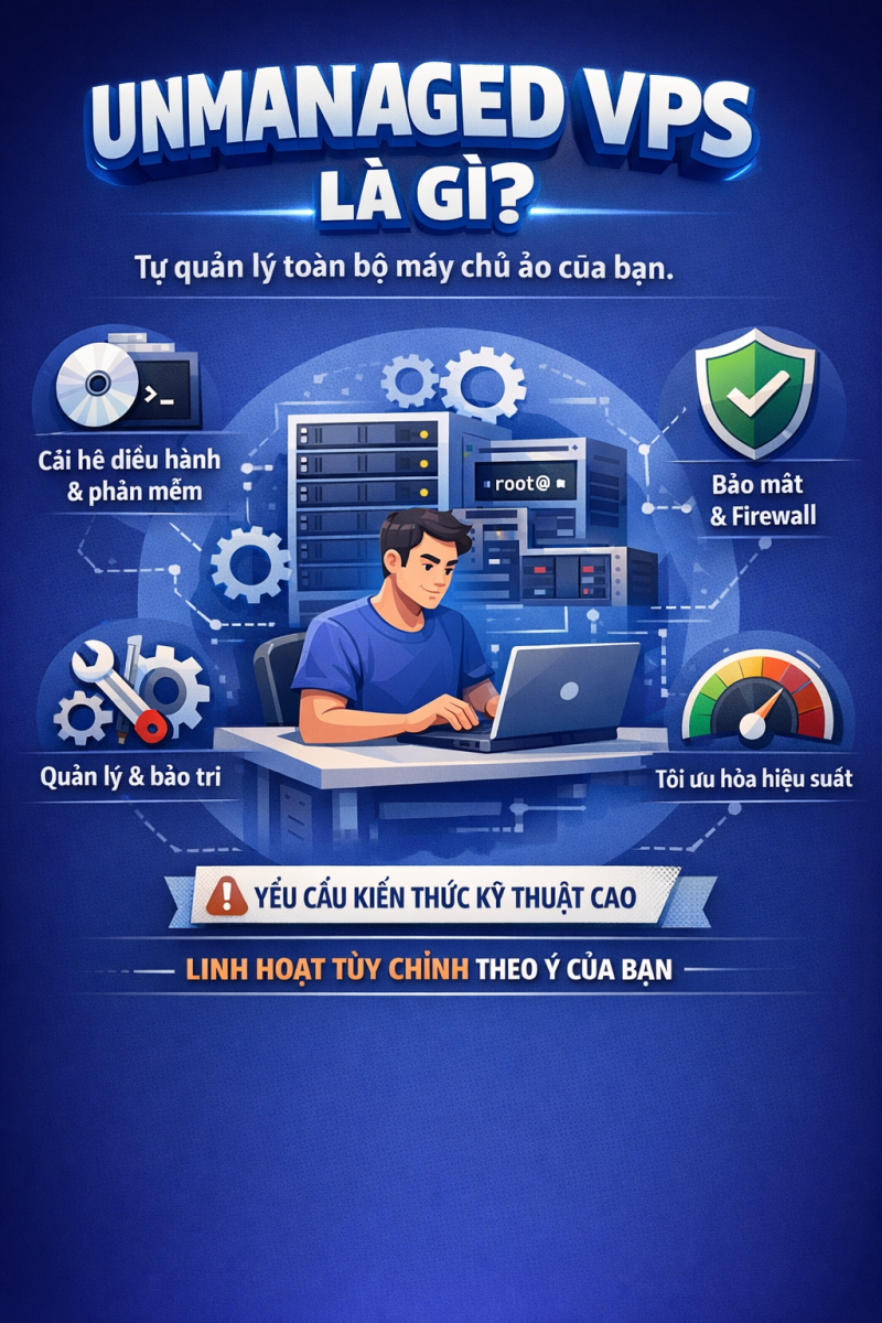 unmanaged VPS là gì