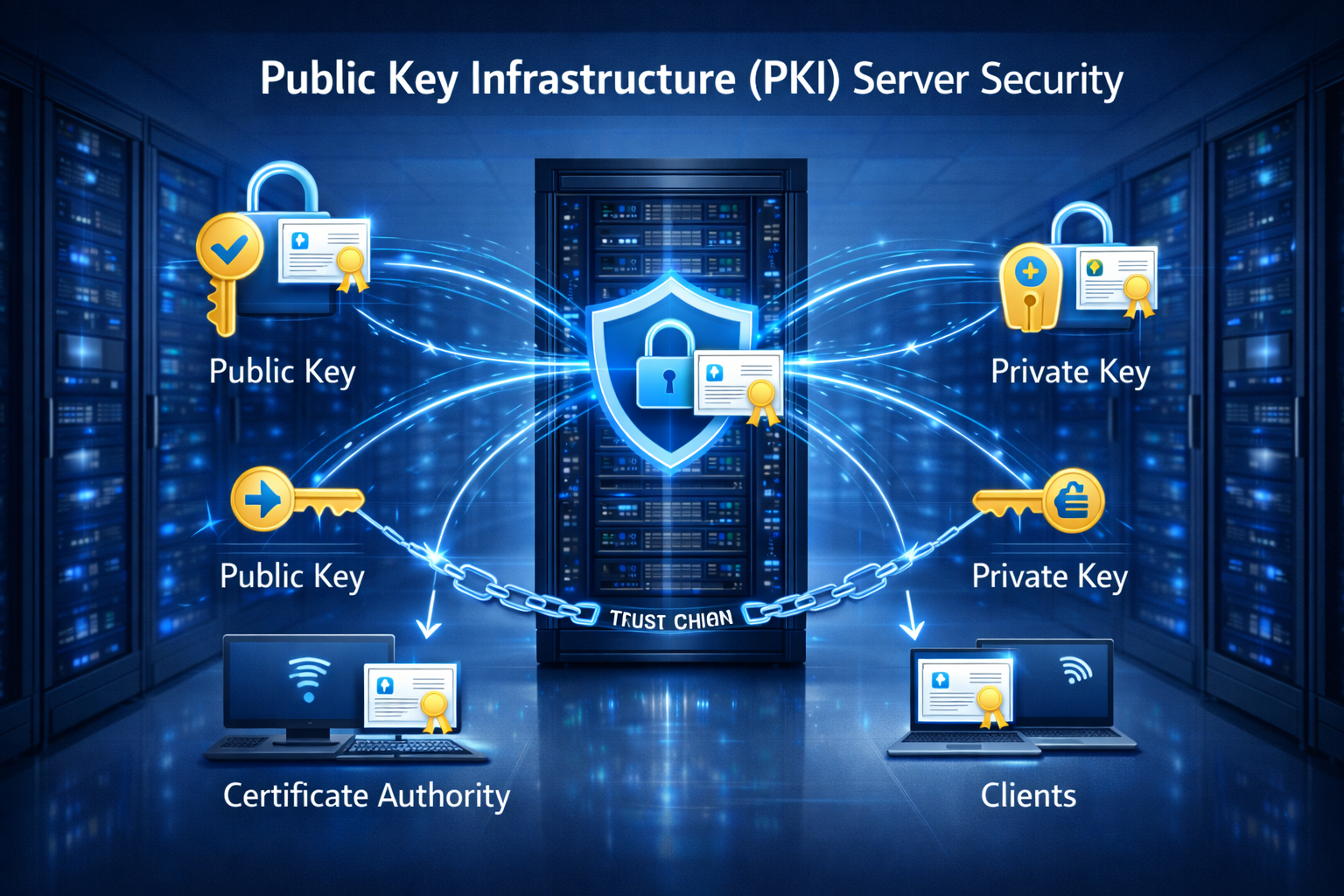 Bảo mật cho máy chủ Server bằng PKI (Public Key Infrastructure)