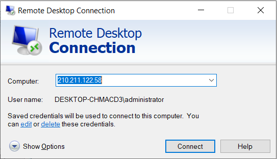 IP của VPS được cung cấp khi mua VPS treo game online