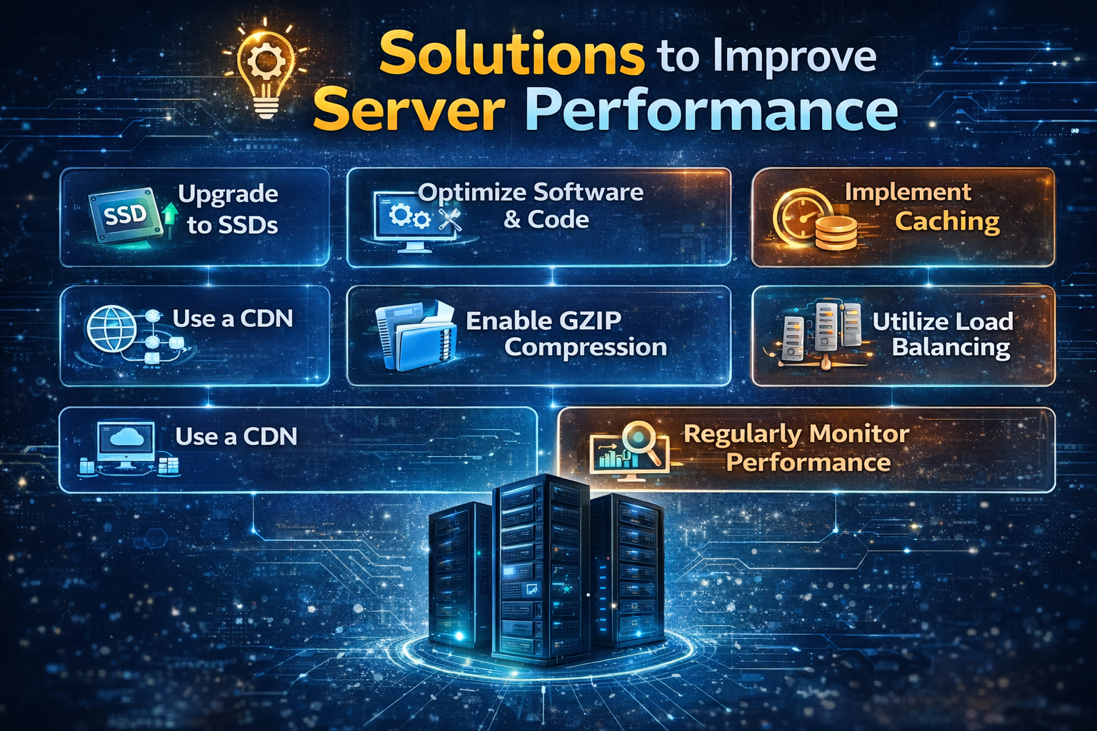 Giải pháp tăng hiệu suất của máy chủ