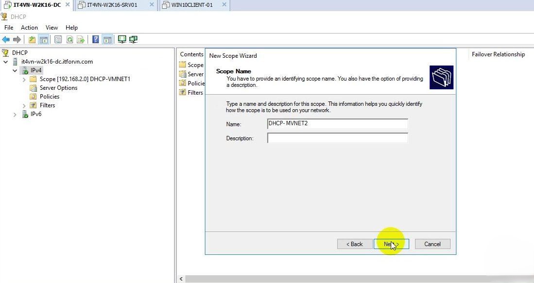 hướng dẫn cấu hình DHCP Relay Agent