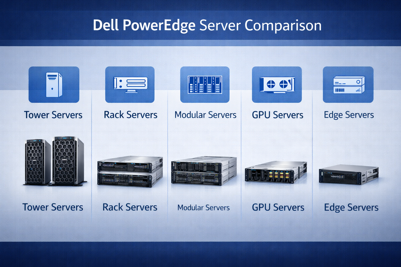 So sánh các dòng Dell PowerEdge