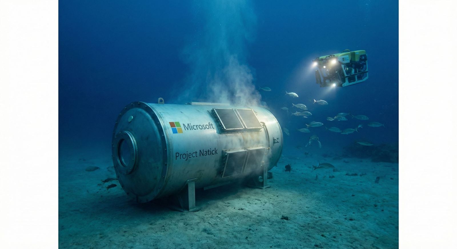 Microsoft sử dụng chỗ đặt máy chủ dưới lòng biển để giải nhiệt