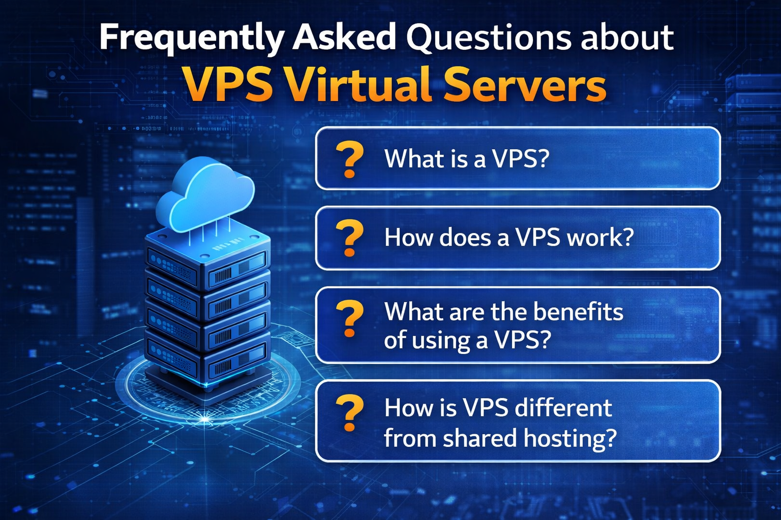 Các câu hỏi thường gặp khi sử dụng dịch vụ máy chủ ảo VPS từ A-Z