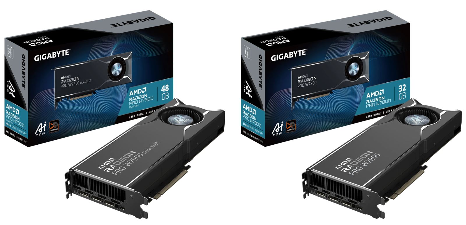 GIGABYTE ra mắt card đồ họa AMD Radeon PRO W7000 Series 1