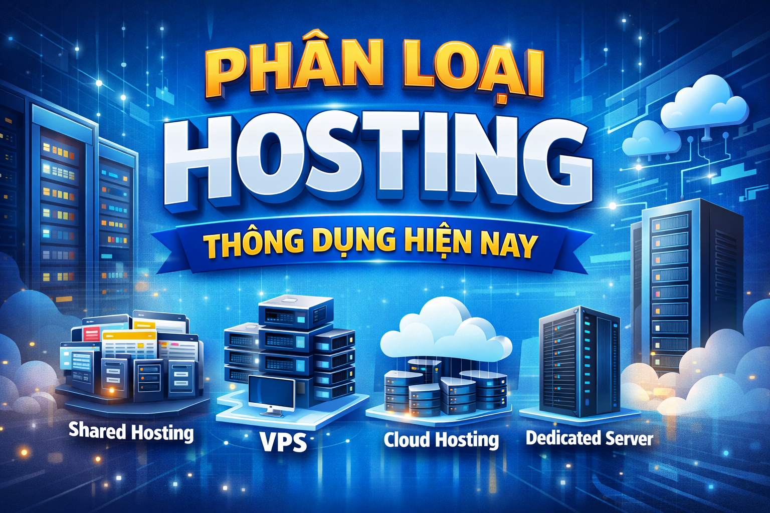Phân loại Hosting thông dụng hiện nay