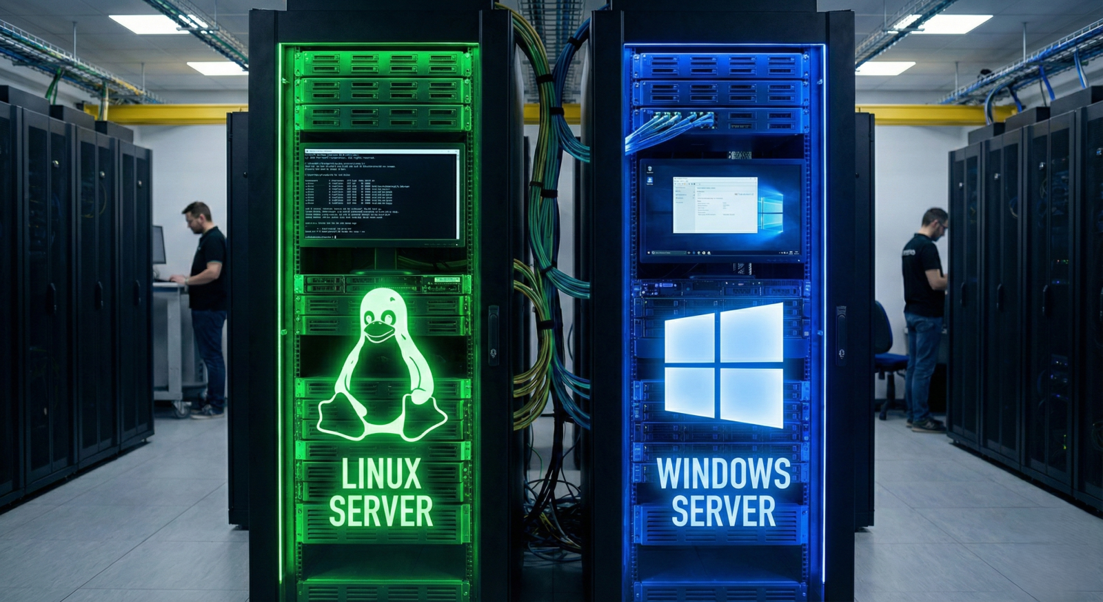 so sánh Linux và Windows 