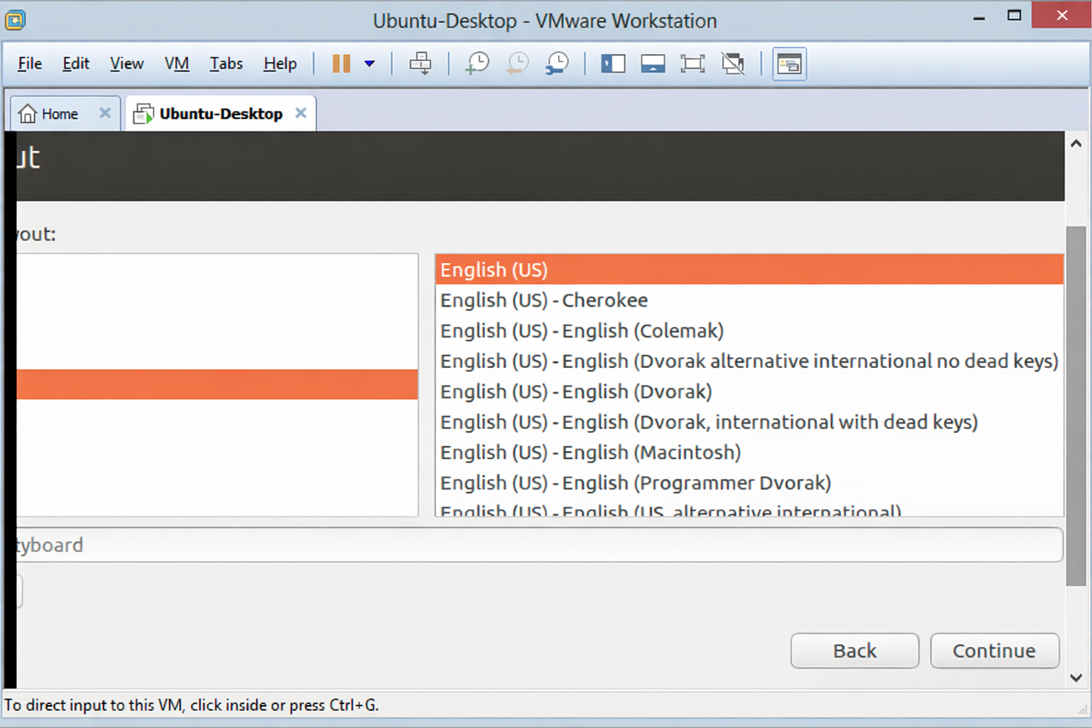 cài đặt ubutun máy ảo Vmware 