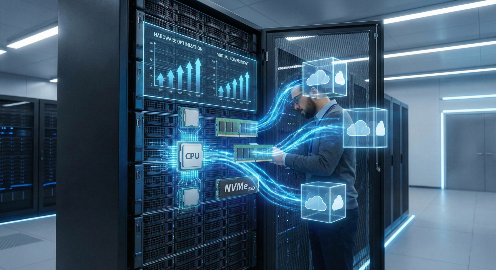 tối ưu phần cứng cho máy chủ ảo