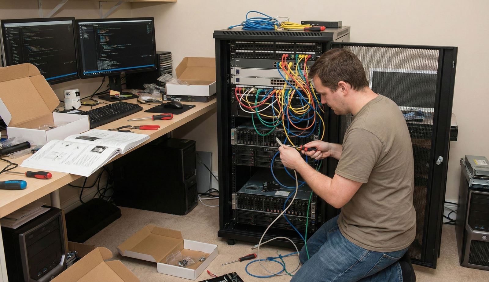 tự xây dựng hệ thống máy chủ