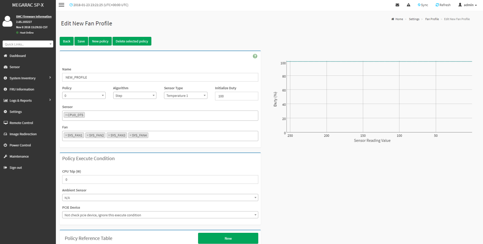 Dynamic Fan Speed