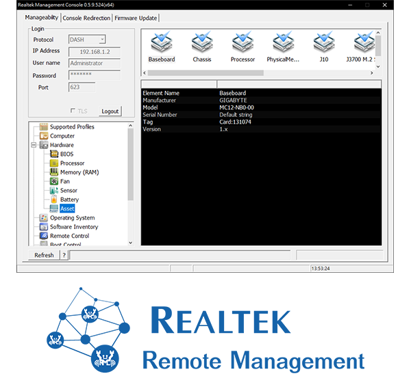 Realtek GbE NIC with DASH capabilities