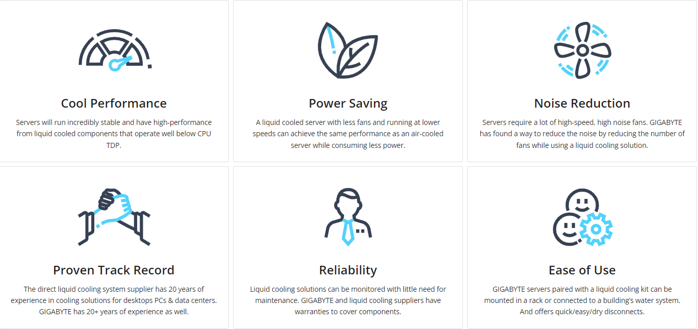 Why Choose GIGABYTE Liquid Cooling Servers