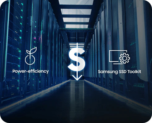 Samsung Data center SSD PM893 enhanced operations efficiency through efficient management of Samsung SSD toolkit software.