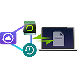 Computer data to NAS