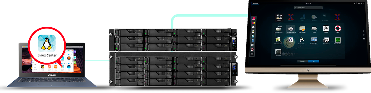 Virtual Applications with Linux Center
