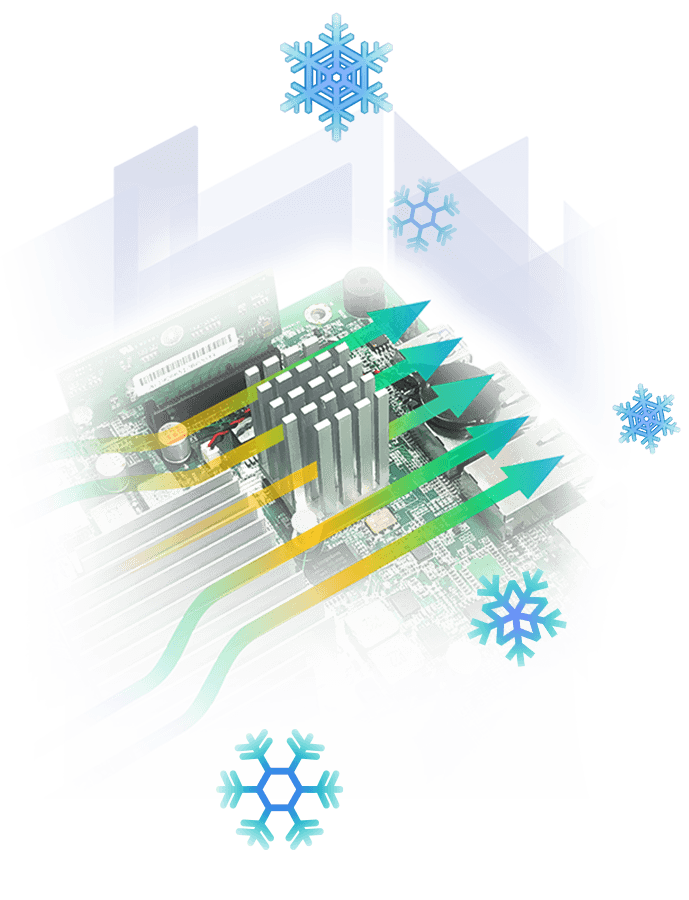 Powerful and high efficient cooling  design