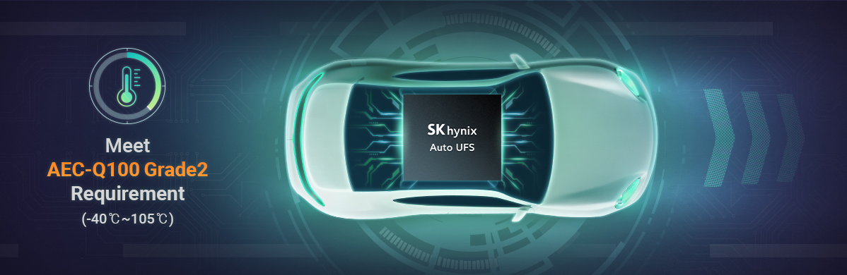 SK hynix’s automotive UFS supports AEC-Q100 Grade2 and AEC-Q104